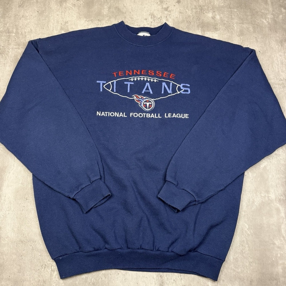 Vintage Tennessee Titans Crewneck Sweatshirt Mens XL Logo Athletic NFL 90s